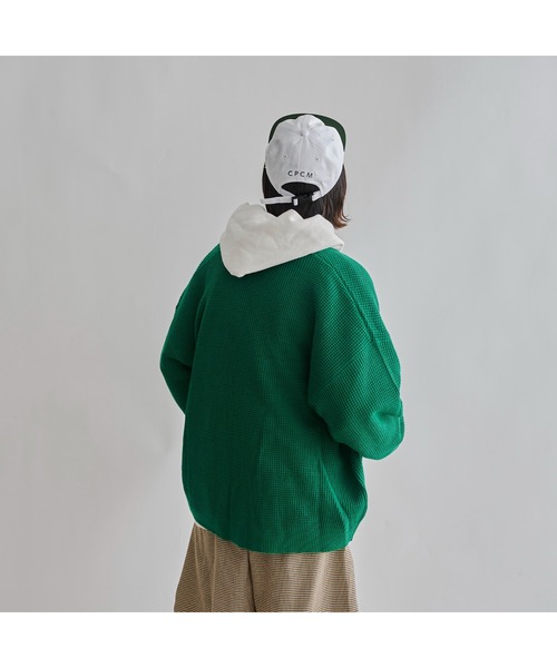 U.S. POLO ASSN.（ユーエスポロアッスン）の「WEB限定/ワッフルカーディガン（カーディガン/ボレロ・メンズ・チャコールグレー/マスタード/グリーン/サックスブルー・MEDIUM/LARGE）」の13枚目の写真