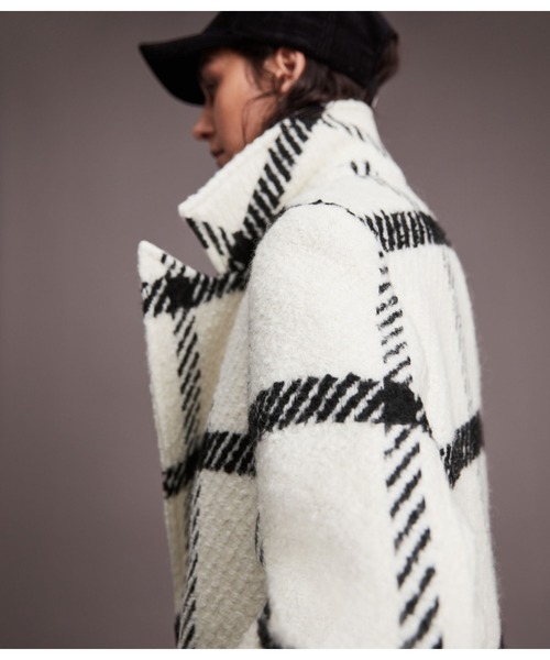 ジャケット・アウター ALLSAINTS MABEL CHECK COAT ALLSAINTS Mabel Check Coat | endource