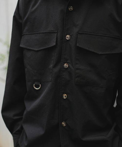 BROKEN BASE(ブロークンベース)の「フィッシングシャツ(シャツ/ブラウス・メンズ・グレー系その他/カーキ/ブラック・MEDIUM/LARGE)」の4枚目の写真