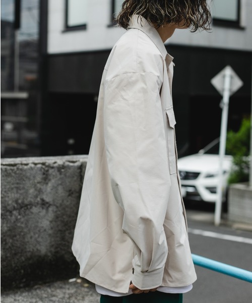 BROKEN BASE(ブロークンベース)の「フィッシングシャツ(シャツ/ブラウス・メンズ・グレー系その他/カーキ/ブラック・MEDIUM/LARGE)」の8枚目の写真