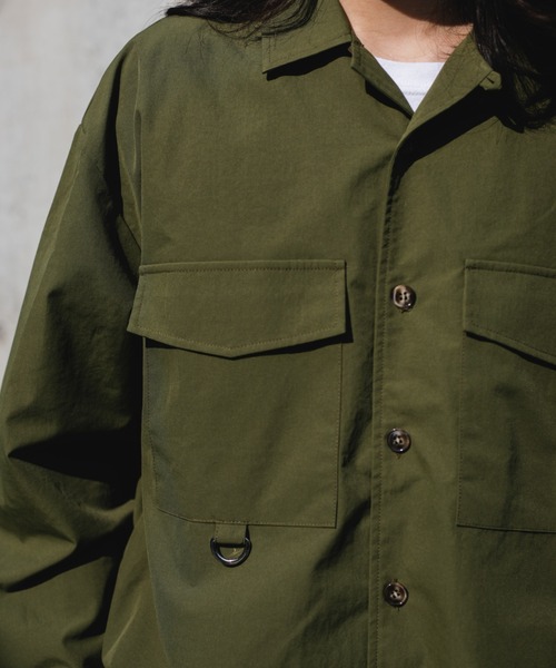 BROKEN BASE(ブロークンベース)の「フィッシングシャツ(シャツ/ブラウス・メンズ・グレー系その他/カーキ/ブラック・MEDIUM/LARGE)」の9枚目の写真