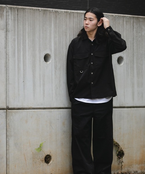 BROKEN BASE(ブロークンベース)の「フィッシングシャツ(シャツ/ブラウス・メンズ・グレー系その他/カーキ/ブラック・MEDIUM/LARGE)」の13枚目の写真
