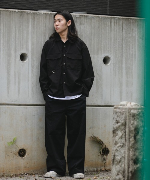 BROKEN BASE(ブロークンベース)の「フィッシングシャツ(シャツ/ブラウス・メンズ・グレー系その他/カーキ/ブラック・MEDIUM/LARGE)」の14枚目の写真