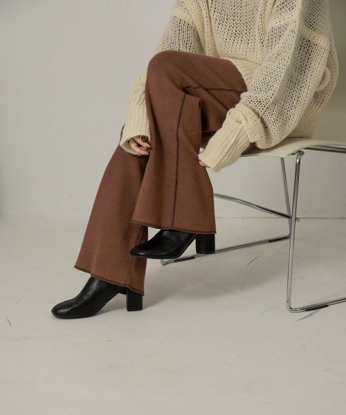 lawgy(ラウジー)の「original line knit pants(その他パンツ・レディース・ブラウン・FREE)」の9枚目の写真