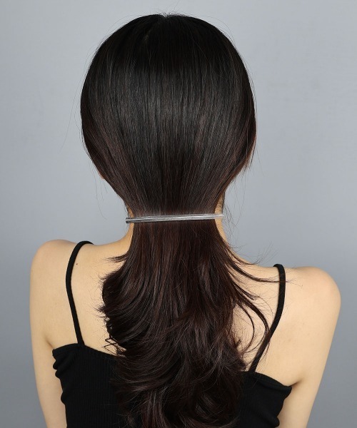 CEMONEMO(セモネモ)の「マットメタル 立体 ロング スティック バレッタ(バレッタ/ヘアクリップ・レディース・シルバー/ゴールド・FREE)」の7枚目の写真