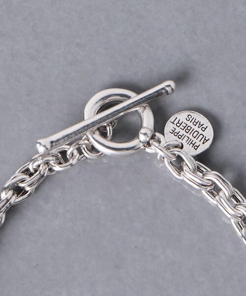 PHILIPPE AUDIBERT(フィリップ オーディベール)の「【WEB限定】<PHILIPPE AUDIBERT(フィリップオーディベール)> Jiss/ブレスレット(ブレスレット・メンズ・シルバー・FREE)」の11枚目の写真