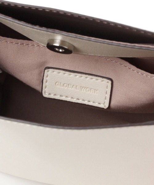 GLOBAL WORK（グローバルワーク）の「3ROOMミニショルダー/254844（ショルダーバッグ・レディース・ブラック/オフホワイト/カーキ/オレンジ・FREE）」の14枚目の写真