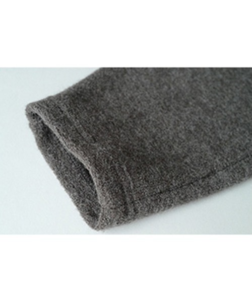Gather round hem wool tops chw22s015