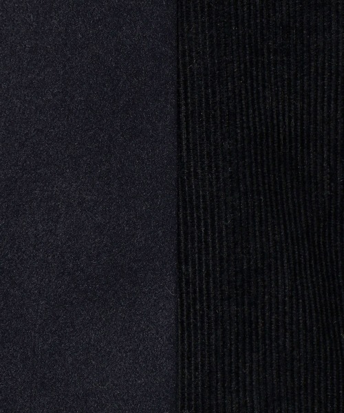 COMME CA COMMUNE(コムサコミューン)の「フェイクメルトン チェスターコート(チェスターコート・メンズ・ブラック/ネイビー・SMALL/MEDIUM/LARGE)」の16枚目の写真