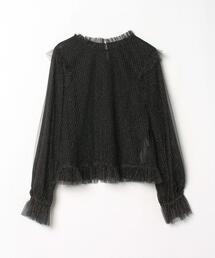 To b. by agnes b.（トゥービーバイアニエスベー）の「【セットアップ対応商品】WO48 CHEMISE ラメチュールブラウス（シャツ/ブラウス）」