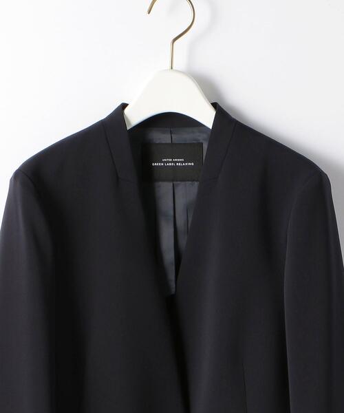 GREEN LABEL RELAXING パウドレ　ノーカラージャケット green label relaxing（グリーンレーベルリラクシング）の