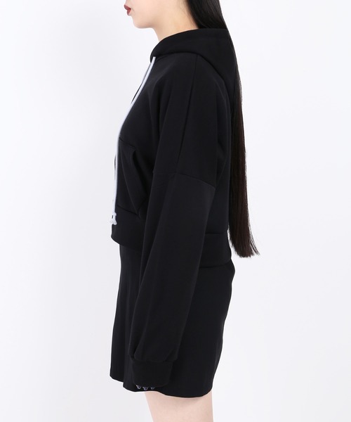 WC（ダブル シー）の「ショートZIPパーカー（パーカー・レディース・ブラック/ホワイト・FREE）」の9枚目の写真