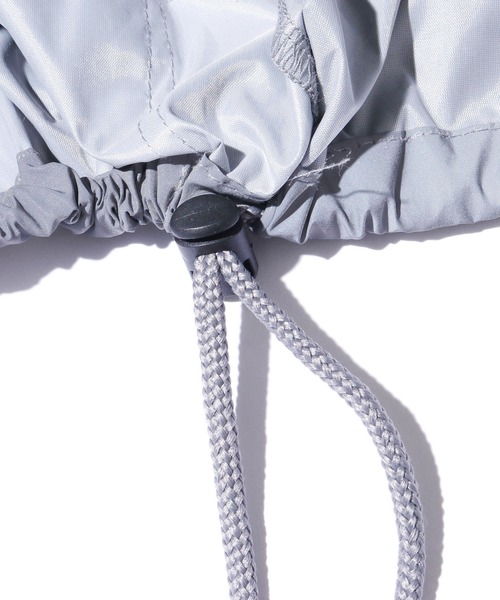 BEIMAR（ビーマー）の「BEIMAR/ビーマー PACKABLE ANORAK JACKET パッカブル アノラックジャケット リフレクター ハーフジップ（ナイロンジャケット・メンズ・シルバー・L/XL/M）」の13枚目の写真