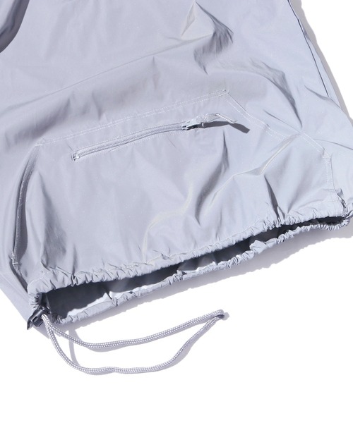 BEIMAR（ビーマー）の「BEIMAR/ビーマー PACKABLE ANORAK JACKET パッカブル アノラックジャケット リフレクター ハーフジップ（ナイロンジャケット・メンズ・シルバー・L/XL/M）」の14枚目の写真