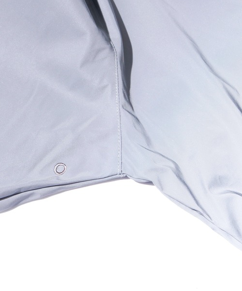 BEIMAR（ビーマー）の「BEIMAR/ビーマー PACKABLE ANORAK JACKET パッカブル アノラックジャケット リフレクター ハーフジップ（ナイロンジャケット・メンズ・シルバー・L/XL/M）」の9枚目の写真