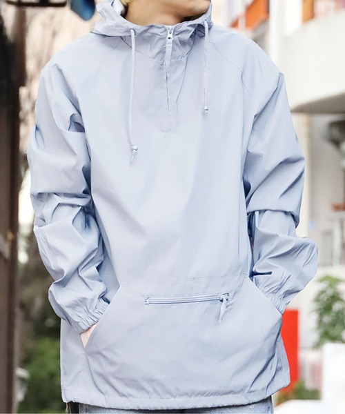 BEIMAR（ビーマー）の「BEIMAR/ビーマー PACKABLE ANORAK JACKET パッカブル アノラックジャケット リフレクター ハーフジップ（ナイロンジャケット・メンズ・シルバー・L/XL/M）」の19枚目の写真