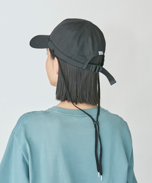 OVERRIDE（オーバーライド）の「OVERRIDE TC TWILL CORD CAP（キャップ・レディース・ブラック/ベージュ・57~59cm）」の4枚目の写真