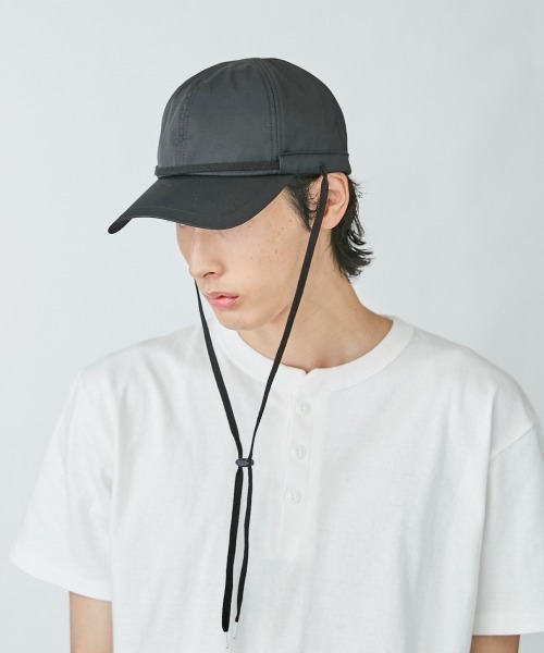 OVERRIDE（オーバーライド）の「OVERRIDE TC TWILL CORD CAP（キャップ・レディース・ブラック/ベージュ・57~59cm）」の5枚目の写真