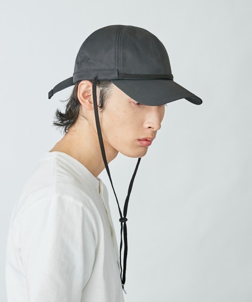 OVERRIDE（オーバーライド）の「OVERRIDE TC TWILL CORD CAP（キャップ・レディース・ブラック/ベージュ・57~59cm）」の8枚目の写真