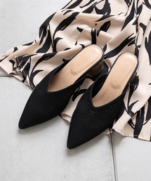 prose verse | Vカットニットミュール(パンプス)