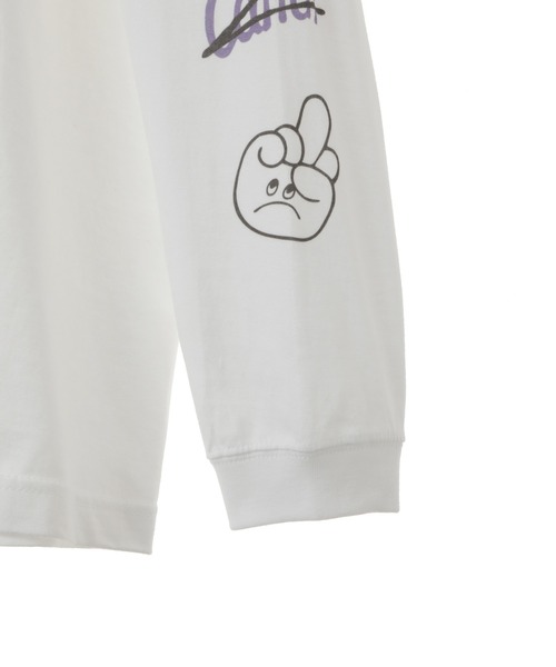 Candy Stripper（キャンディストリッパー）の「PLAYGROUND L/S Tシャツ（Tシャツ/カットソー・レディース・ブラック/オフホワイト/ヘザーグレー・2）」の12枚目の写真