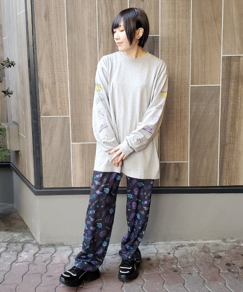 Candy Stripper（キャンディストリッパー）の「PLAYGROUND L/S Tシャツ（Tシャツ/カットソー・レディース・ブラック/オフホワイト/ヘザーグレー・2）」の17枚目の写真