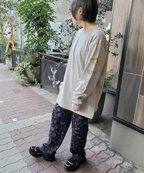 Candy Stripper（キャンディストリッパー）の「PLAYGROUND L/S Tシャツ（Tシャツ/カットソー・レディース・ブラック/オフホワイト/ヘザーグレー・2）」の19枚目の写真