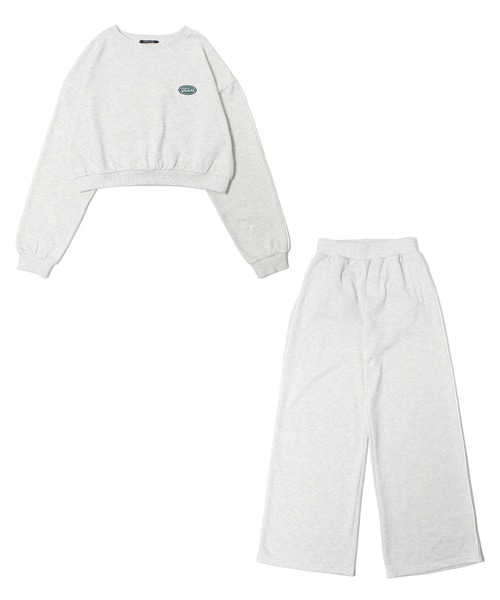 one way（ワンウェイ）の「パイピングワイドスウェットパンツ（スウェットパンツ・レディース・ライトグレー/ブラック/ホワイト/ライトグリーン・M）」の12枚目の写真