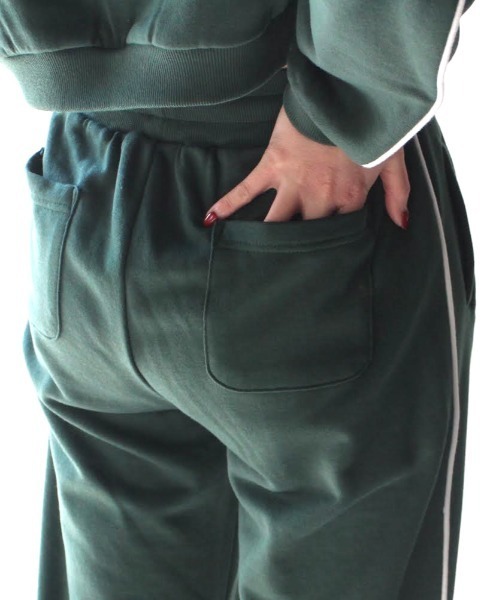 one way（ワンウェイ）の「パイピングワイドスウェットパンツ（スウェットパンツ・レディース・ライトグレー/ブラック/ホワイト/ライトグリーン・M）」の18枚目の写真