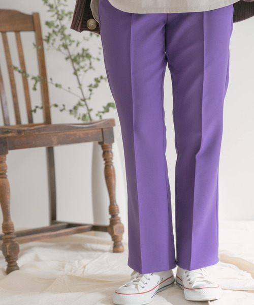 ITEMS URBANRESEARCH（アイテムズ アーバンリサーチ）の「センプレカラーイージーパンツ（その他パンツ・レディース・ブラック/パープル/レッド/グリーン/グレー系その他・FREE）」の12枚目の写真