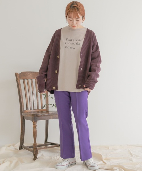 ITEMS URBANRESEARCH（アイテムズ アーバンリサーチ）の「センプレカラーイージーパンツ（その他パンツ・レディース・ブラック/パープル/レッド/グリーン/グレー系その他・FREE）」の13枚目の写真