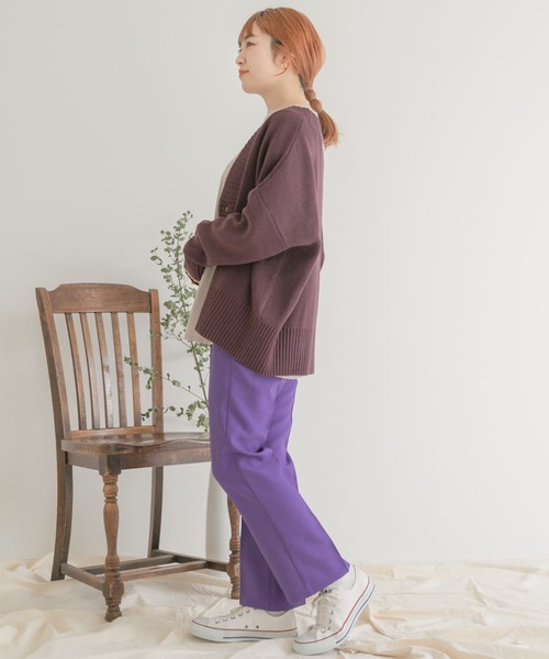 ITEMS URBANRESEARCH（アイテムズ アーバンリサーチ）の「センプレカラーイージーパンツ（その他パンツ・レディース・ブラック/パープル/レッド/グリーン/グレー系その他・FREE）」の15枚目の写真