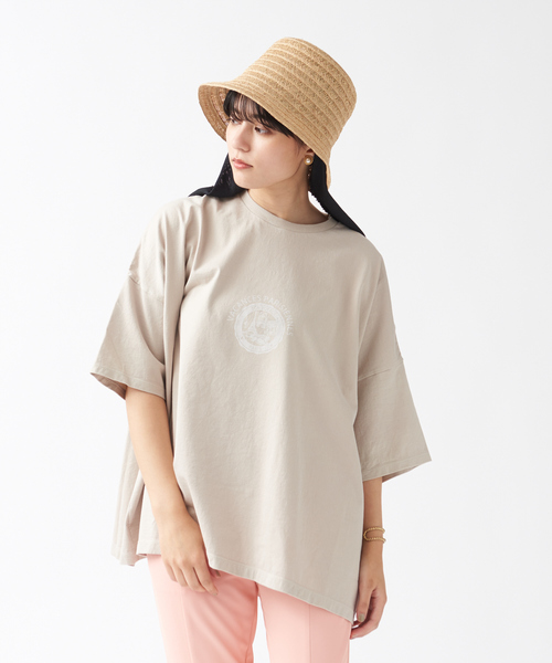 TICCA（ティッカ）の「【TICCA】別注ロゴTシャツ（Tシャツ/カットソー・レディース・ブラック/ベージュ/ピンク・フリー）」の10枚目の写真