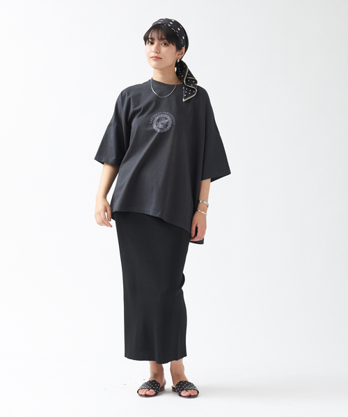 TICCA（ティッカ）の「【TICCA】別注ロゴTシャツ（Tシャツ/カットソー・レディース・ブラック/ベージュ/ピンク・フリー）」の11枚目の写真