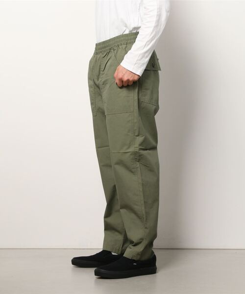 Alpha Industries（アルファインダストリーズ）の「コットンリネン イージーベイカーパンツ（無地）（その他パンツ・メンズ・アイボリー/オリーブ/ブラック・LARGE/SMALL/X-LARGE/MEDIUM）」の4枚目の写真