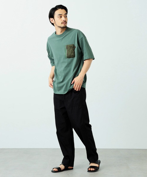 Alpha Industries（アルファインダストリーズ）の「コットンリネン イージーベイカーパンツ（無地）（その他パンツ・メンズ・アイボリー/オリーブ/ブラック・LARGE/SMALL/X-LARGE/MEDIUM）」の17枚目の写真