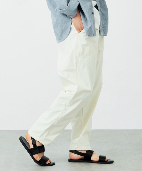 Alpha Industries（アルファインダストリーズ）の「コットンリネン イージーベイカーパンツ（無地）（その他パンツ・メンズ・アイボリー/オリーブ/ブラック・LARGE/SMALL/X-LARGE/MEDIUM）」の21枚目の写真