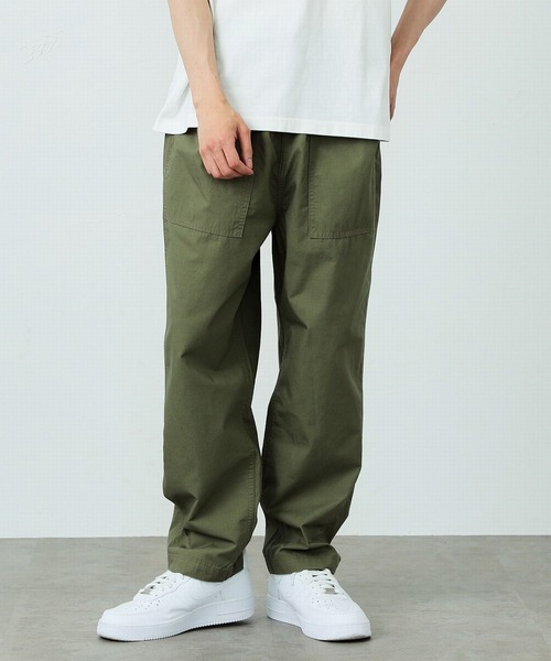 Alpha Industries（アルファインダストリーズ）の「コットンリネン イージーベイカーパンツ（無地）（その他パンツ・メンズ・アイボリー/オリーブ/ブラック・LARGE/SMALL/X-LARGE/MEDIUM）」の7枚目の写真