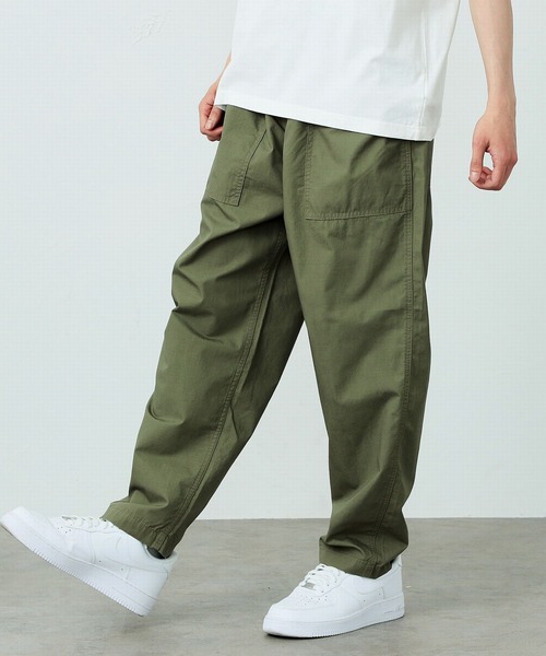Alpha Industries（アルファインダストリーズ）の「コットンリネン イージーベイカーパンツ（無地）（その他パンツ・メンズ・アイボリー/オリーブ/ブラック・LARGE/SMALL/X-LARGE/MEDIUM）」の8枚目の写真