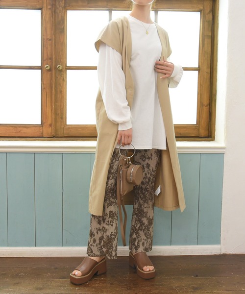 NOFALL（ノーフォール）の「厚底スクエアトゥミュールサンダル（サンダル・レディース・ホワイト/ブラック/ブラウン/ベージュ・S/M/L/LL）」の13枚目の写真