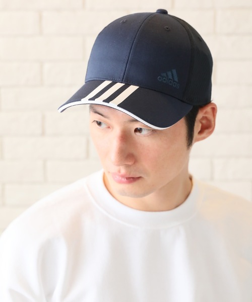 セール】【adidas/アディダス】TCツイル×ライトメッシュ スリー