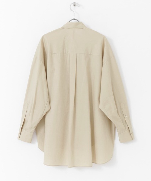 URBAN RESEARCH（アーバンリサーチ）の「コクーンシャツ（シャツ/ブラウス・レディース・オフホワイト/ライトベージュ/ネイビー・FREE）」の14枚目の写真