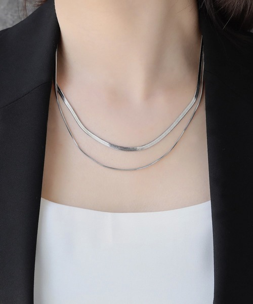 blackdia ocean(ブラックダイヤオーシャン)の「blackdia ocean ダブルチェーンネックレス(ネックレス・レディース・シルバー/ゴールド/ゴールド系その他/シルバー系/シルバー系1/ゴールド系その他2/ゴールド系その他3/ゴールド系その他4/ゴールド系/シルバー系3/ゴールド系2/シルバー系2/ゴールド系1/ゴールド系3/シルバー系その他4/シルバー系4/ゴールド系4/シルバー系5/ゴールド系5/シルバー系6・FREE)」の9枚目の写真