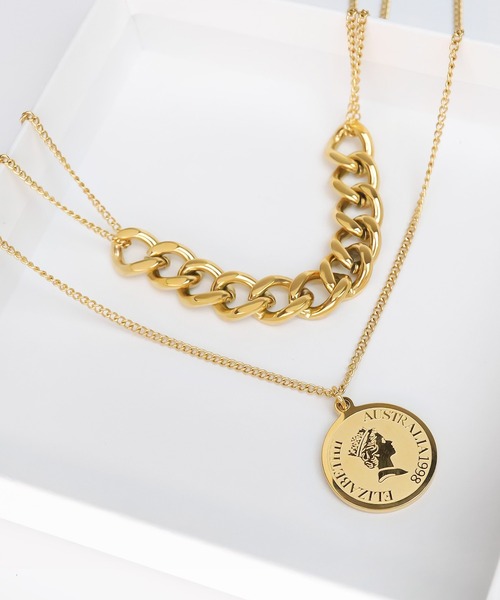 blackdia ocean(ブラックダイヤオーシャン)の「blackdia ocean ダブルチェーンネックレス(ネックレス・レディース・シルバー/ゴールド/ゴールド系その他/シルバー系/シルバー系1/ゴールド系その他2/ゴールド系その他3/ゴールド系その他4/ゴールド系/シルバー系3/ゴールド系2/シルバー系2/ゴールド系1/ゴールド系3/シルバー系その他4/シルバー系4/ゴールド系4/シルバー系5/ゴールド系5/シルバー系6・FREE)」の14枚目の写真