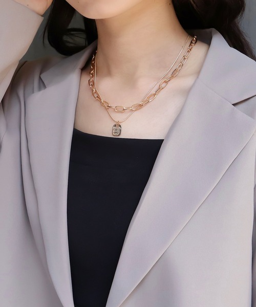 blackdia ocean(ブラックダイヤオーシャン)の「blackdia ocean ダブルチェーンネックレス(ネックレス・レディース・シルバー/ゴールド/ゴールド系その他/シルバー系/シルバー系1/ゴールド系その他2/ゴールド系その他3/ゴールド系その他4/ゴールド系/シルバー系3/ゴールド系2/シルバー系2/ゴールド系1/ゴールド系3/シルバー系その他4/シルバー系4/ゴールド系4/シルバー系5/ゴールド系5/シルバー系6・FREE)」の21枚目の写真