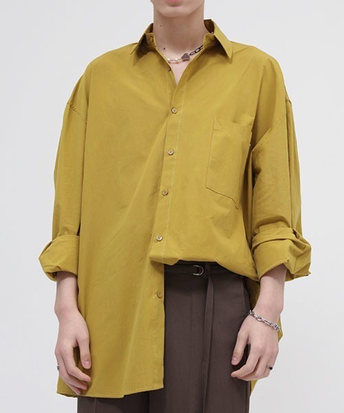 WESTBOY(ウエストボーイ)の「【WB ORIGINALS】Relaxy Casual Shirt WO22S2TP07(シャツ/ブラウス・メンズ・ホワイト/グレー/ブラック・M/L/XL)」の4枚目の写真