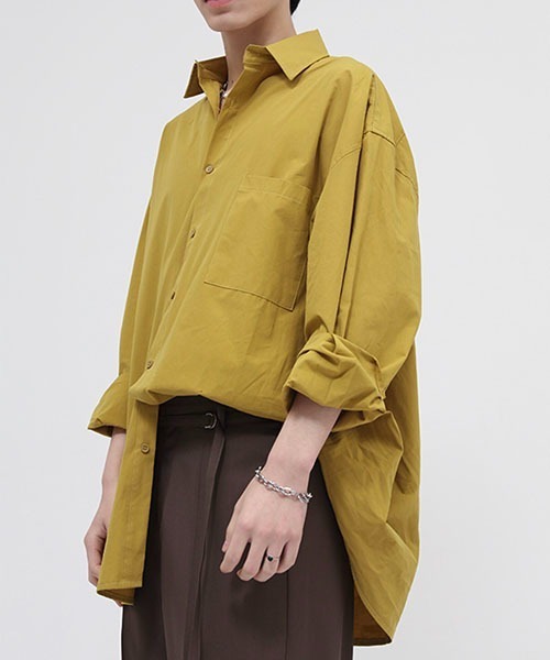 WESTBOY(ウエストボーイ)の「【WB ORIGINALS】Relaxy Casual Shirt WO22S2TP07(シャツ/ブラウス・メンズ・ホワイト/グレー/ブラック・M/L/XL)」の7枚目の写真