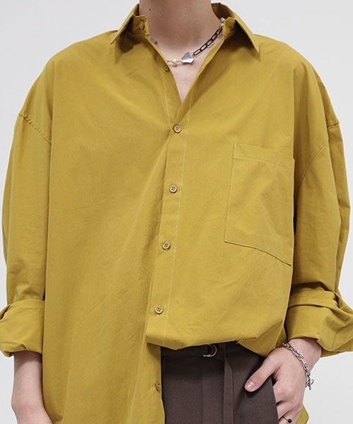 WESTBOY(ウエストボーイ)の「【WB ORIGINALS】Relaxy Casual Shirt WO22S2TP07(シャツ/ブラウス・メンズ・ホワイト/グレー/ブラック・M/L/XL)」の8枚目の写真