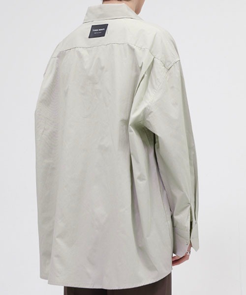 WESTBOY(ウエストボーイ)の「【WB ORIGINALS】Relaxy Casual Shirt WO22S2TP07(シャツ/ブラウス・メンズ・ホワイト/グレー/ブラック・M/L/XL)」の11枚目の写真