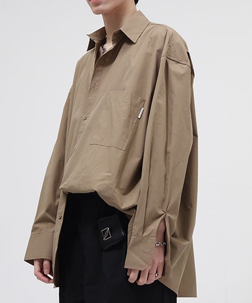 WESTBOY(ウエストボーイ)の「【WB ORIGINALS】Relaxy Casual Shirt WO22S2TP07(シャツ/ブラウス・メンズ・ホワイト/グレー/ブラック・M/L/XL)」の18枚目の写真
